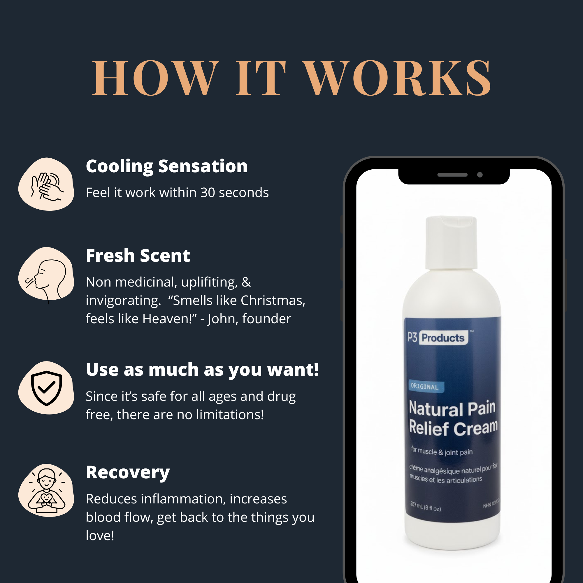 Daily Pain Relief — Fast, Natural, Proven (237ml / 8 oz)