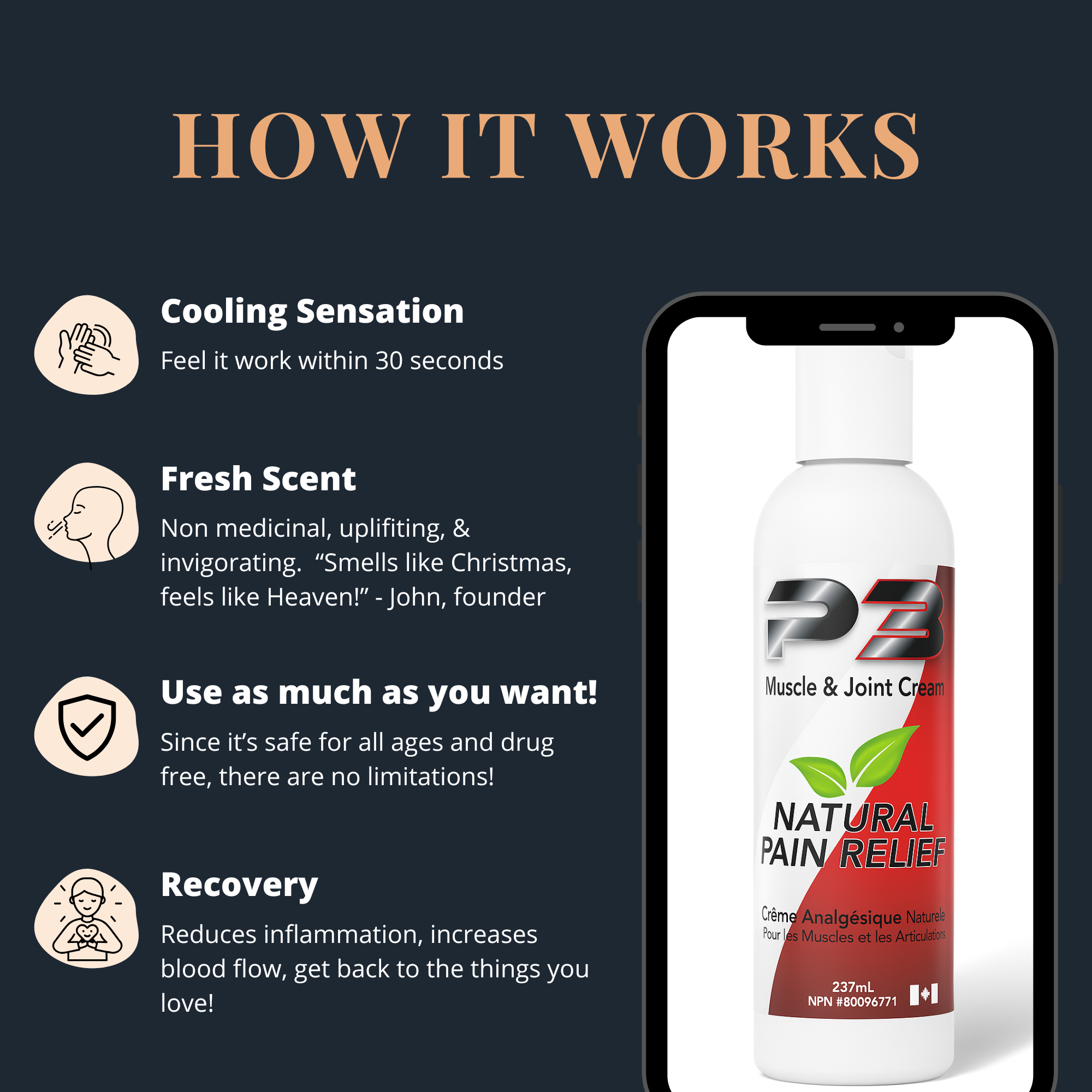 Daily Pain Relief — Fast, Natural, Proven (237ml / 8 oz)