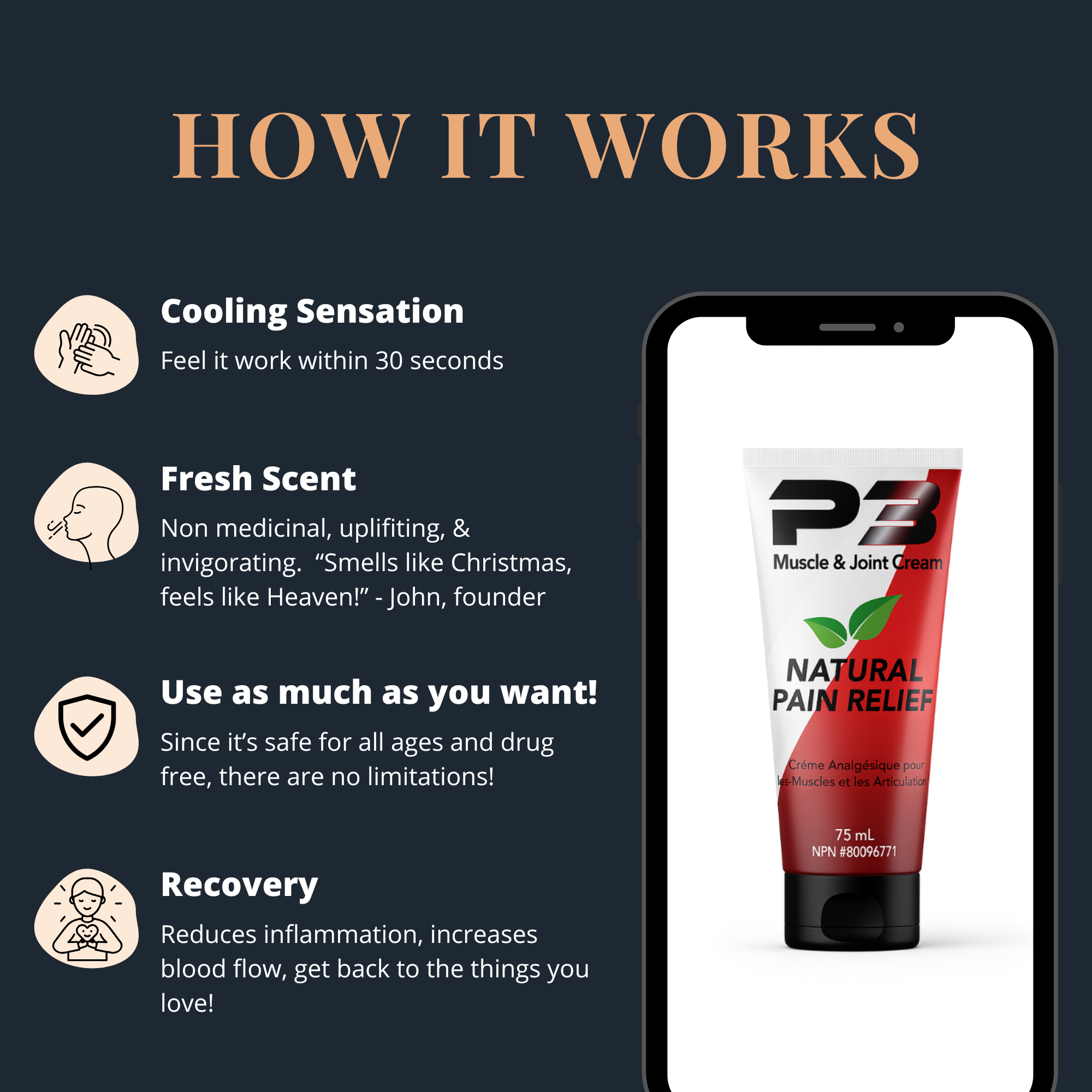 Your Pocket-Sized Pain Solution Size (75ml / 2.5 fl oz)