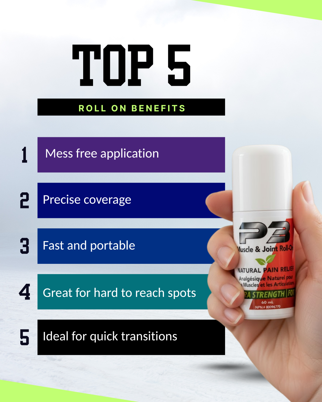 The Roll-On Every Athlete Trusts (60ml / 2 oz)