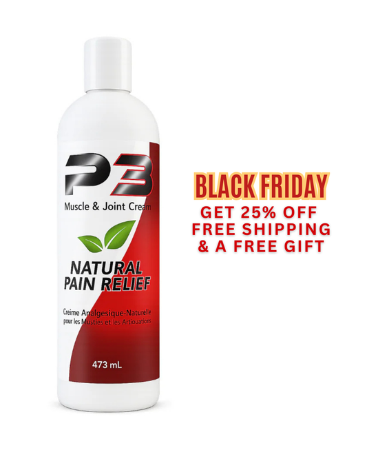 P3 Natural Pain Relief Cream (473ml / 16oz)