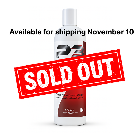 P3 Natural Pain Relief Cream (473ml / 16oz)