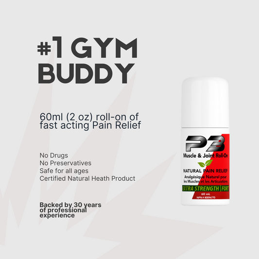 60ml (2 oz) Roll-on P3 Original Muscle & Joint Cream