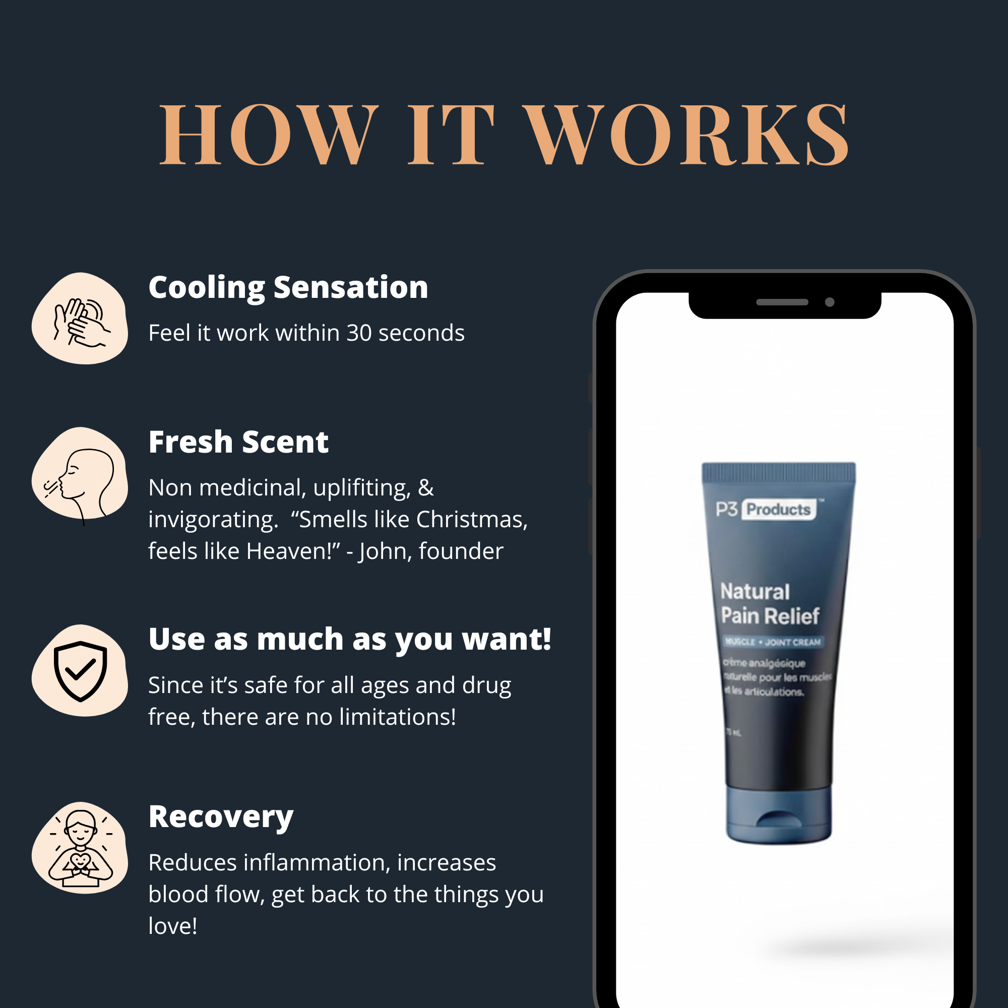 Your Pocket-Sized Pain Solution Size (75ml / 2.5 fl oz)