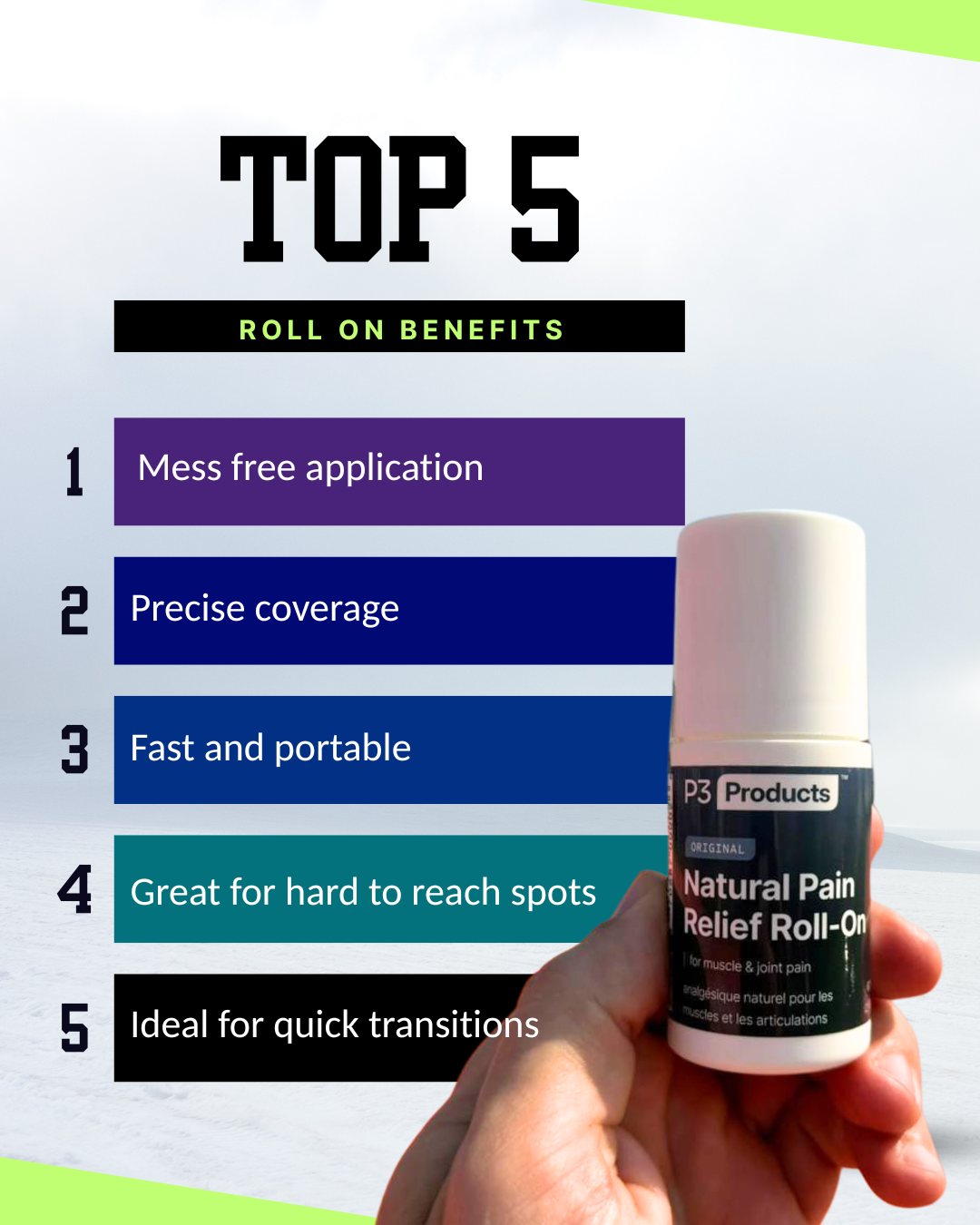 The Roll-On Every Athlete Trusts (60ml / 2 oz)